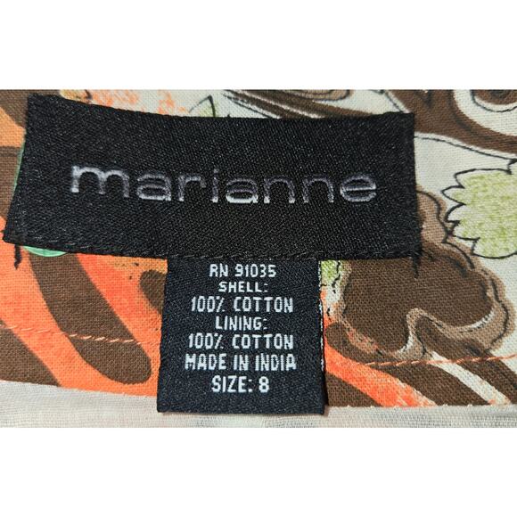 Marianne Size 8 Womens Bermuda Bohemian Floral Tigress Multi Skirt - Picture 2 of 7